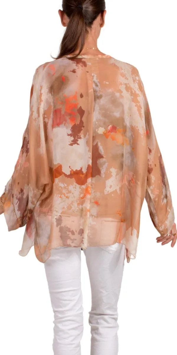 Angelo Ink Silk Blouse