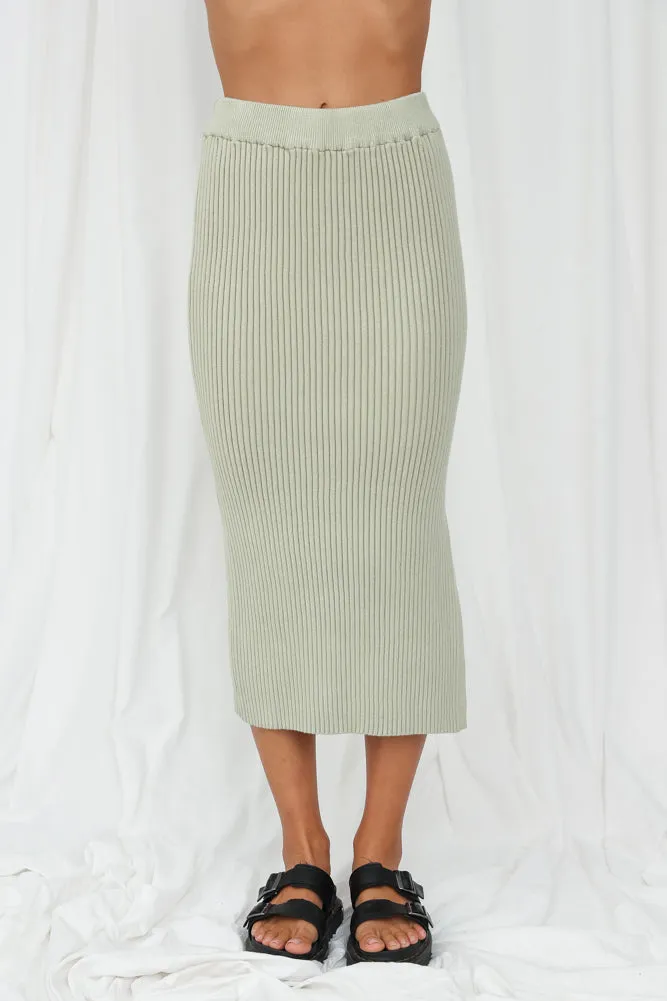 Barbuda Midi Skirt Sage