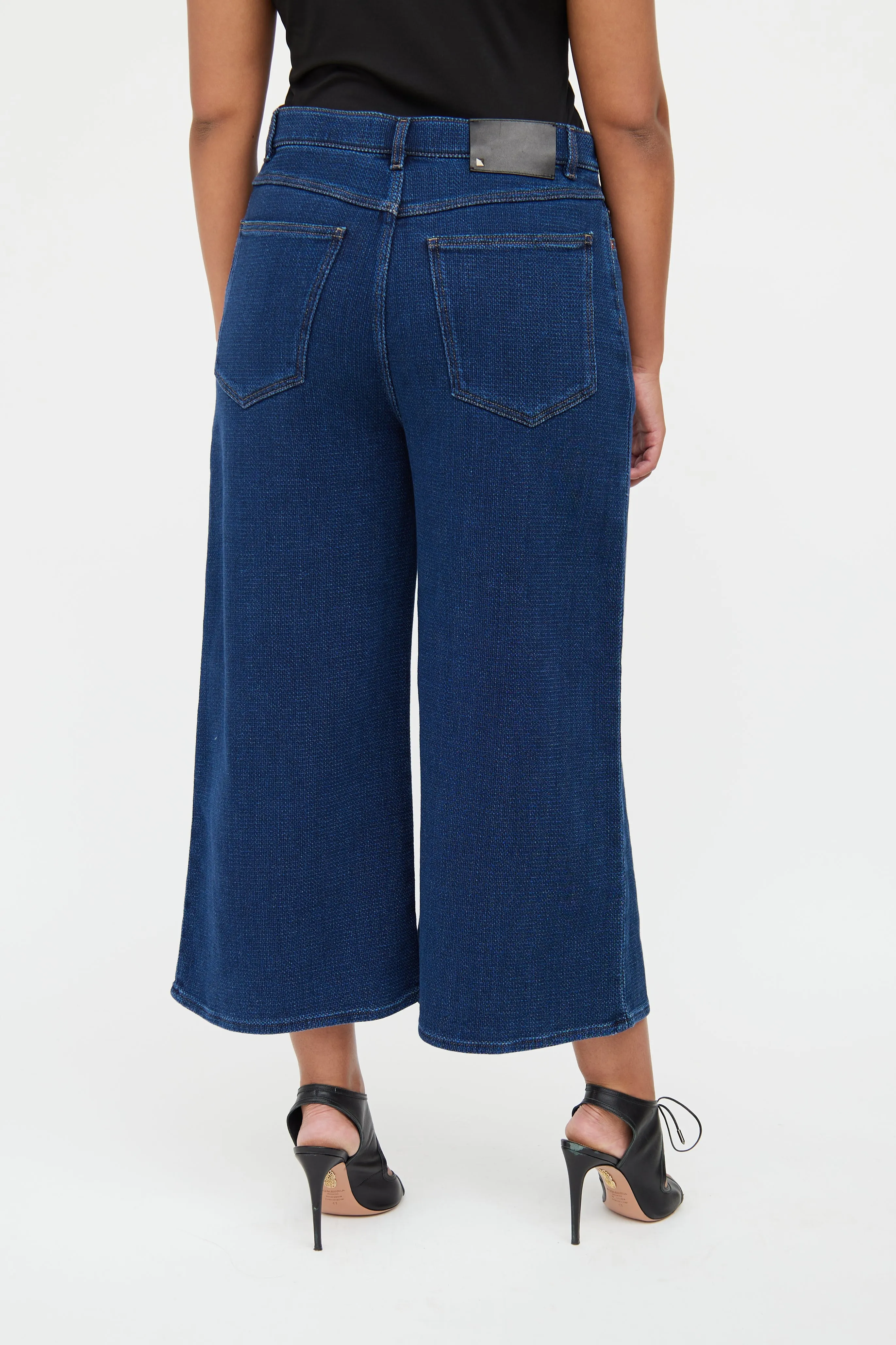 Blue Wide Leg Pant