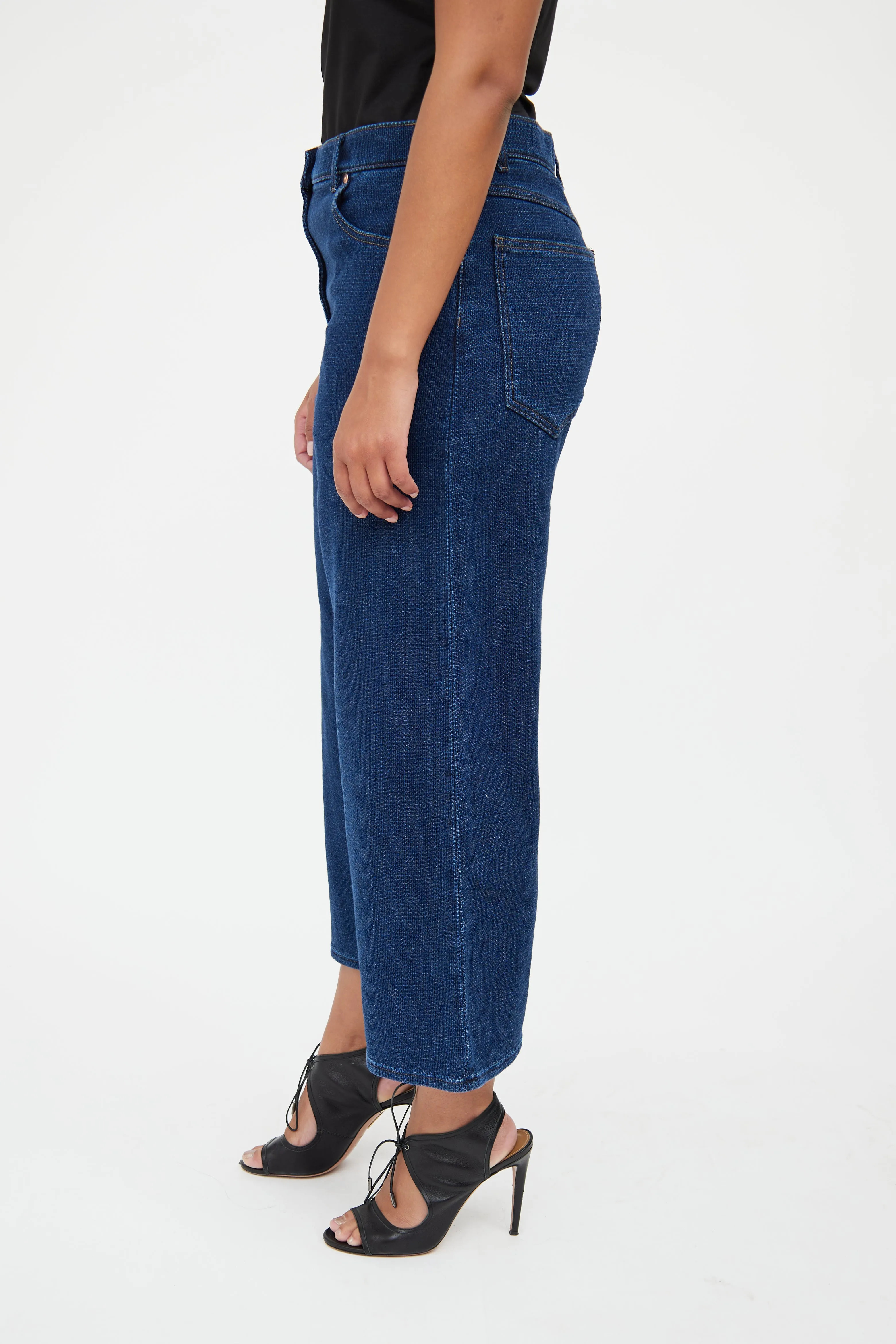 Blue Wide Leg Pant