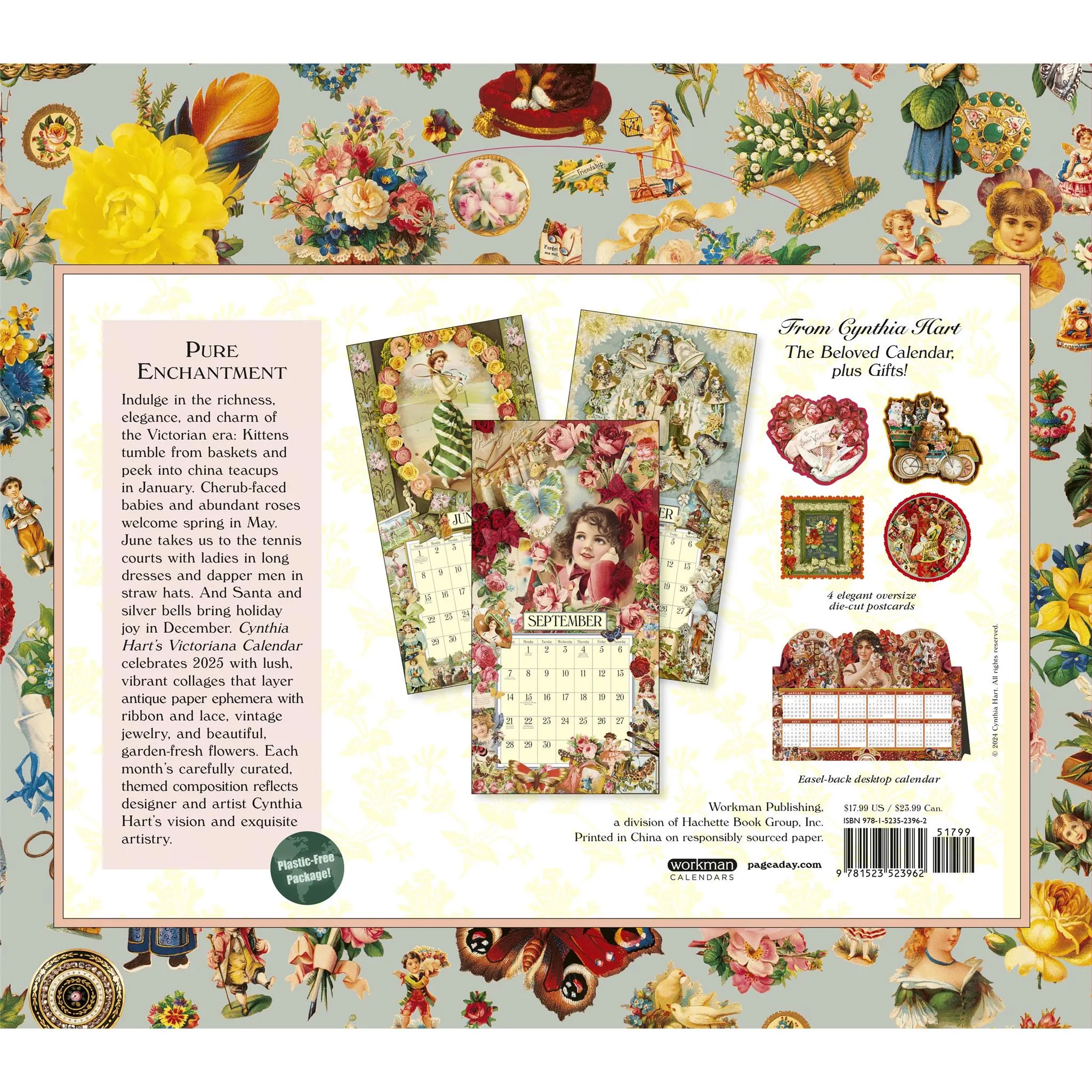 Cynthia Harts Victoriana Wall 2025 Calendar