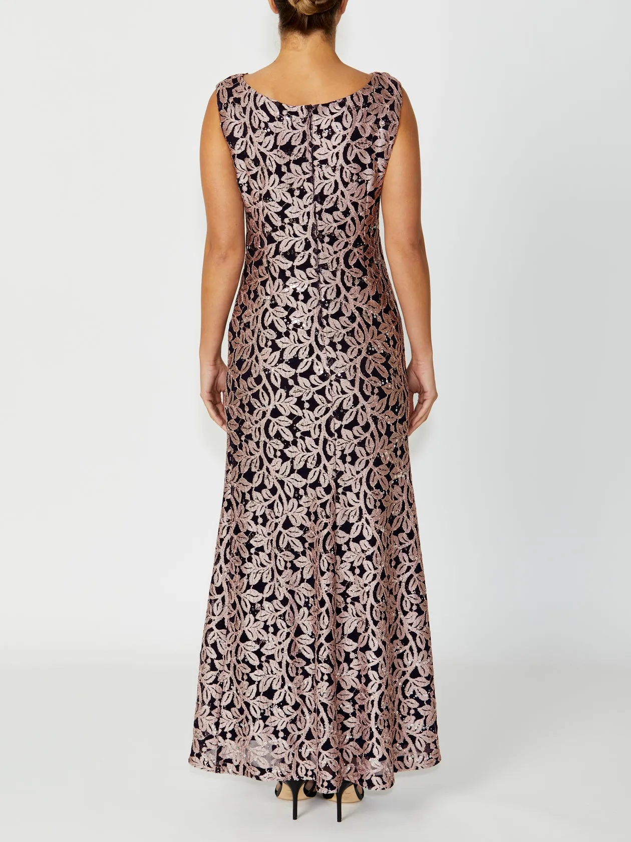 Elisa Musk Cowl Neck Gown