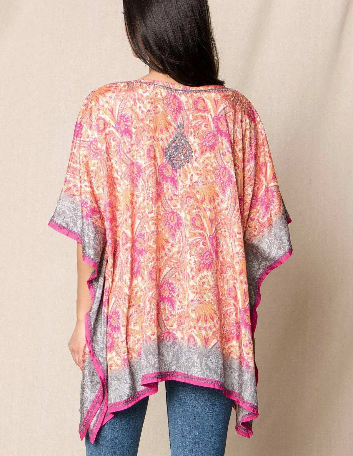 Fair Trade Flowy Tunic - Apricot