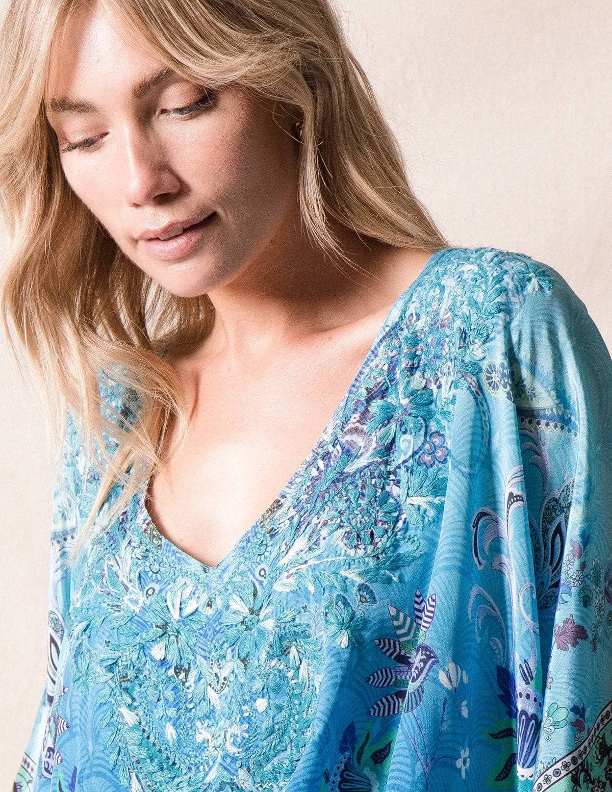 Fair Trade Flowy Tunic - Pacifica