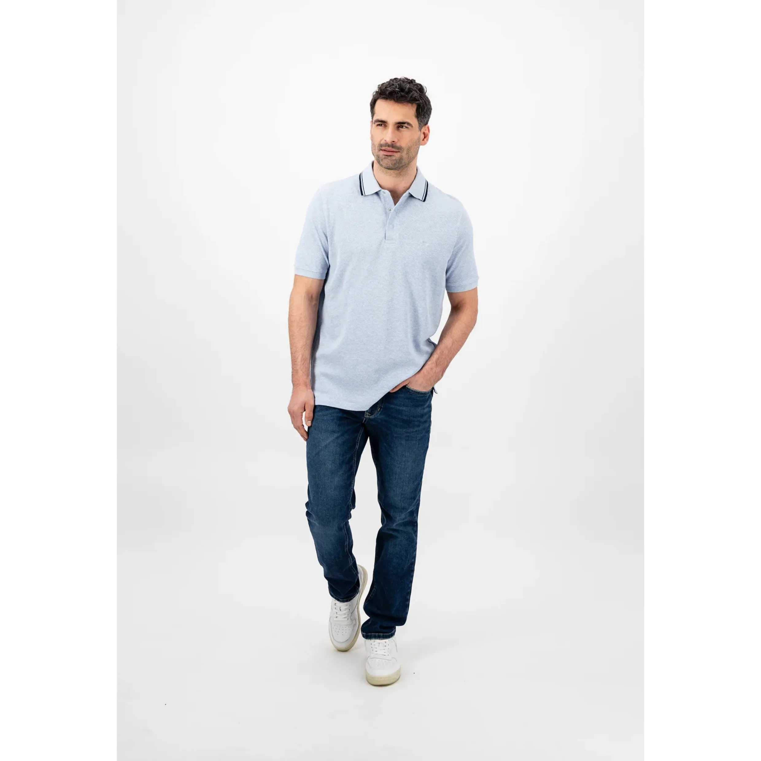 Fynch-Hatton CASUAL-FIT POLO SHIRT MADE OF PURE COTTON 14041307