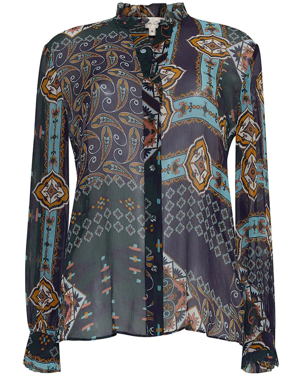 Gables Rain Pandora Patchwork Verity Blouse