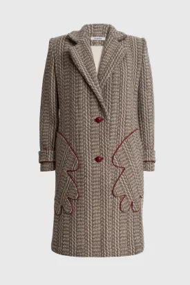 Herringbone Hands Coat - Men's