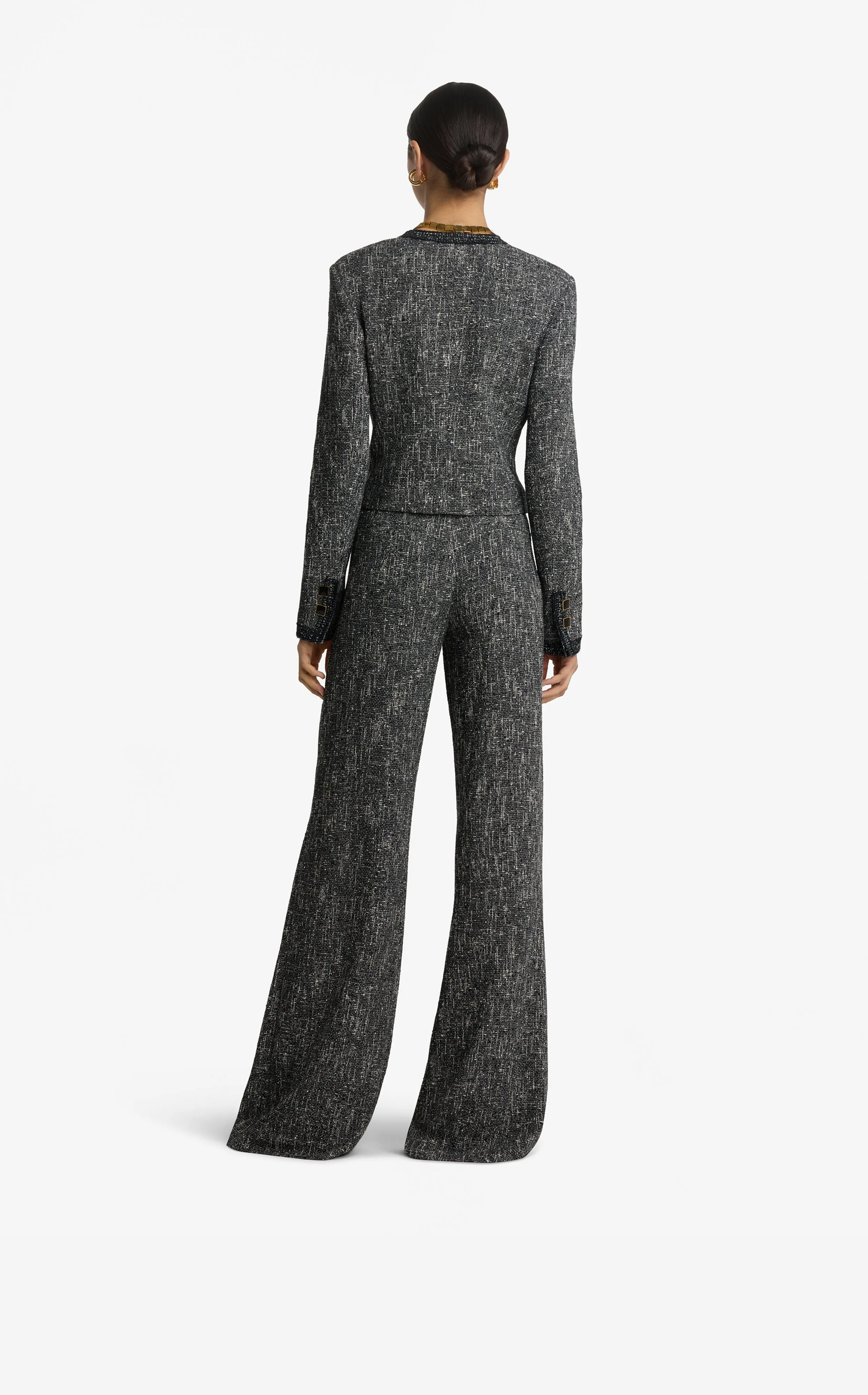 Italian Tweed Knit Pant