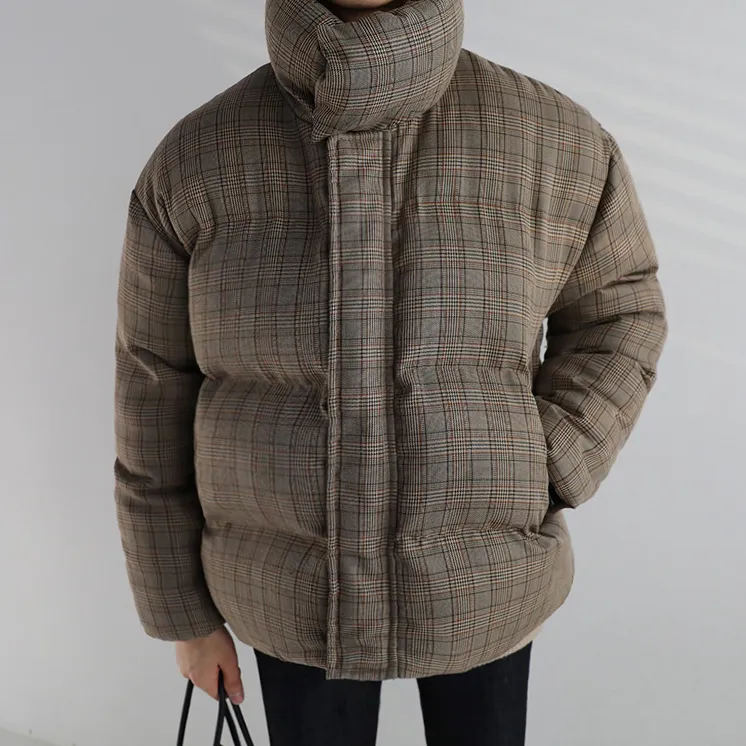 [Korean Style] Corduroy Padded Parka