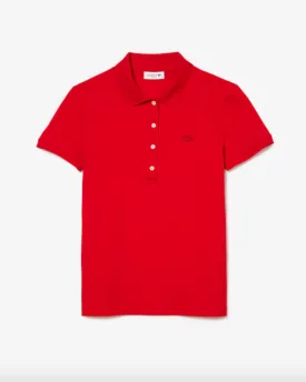 Lacoste - Slim Fit Stretch Mini Piqué Red 240 - Polo Shirt