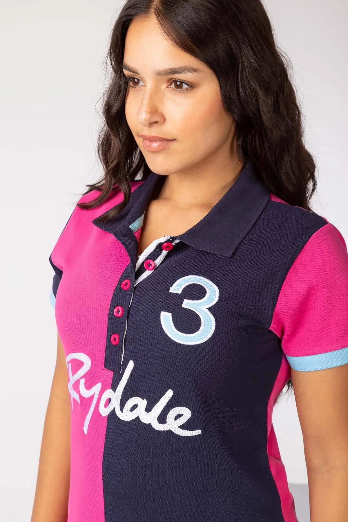 Ladies Two Tone Polo Shirt - Pippa