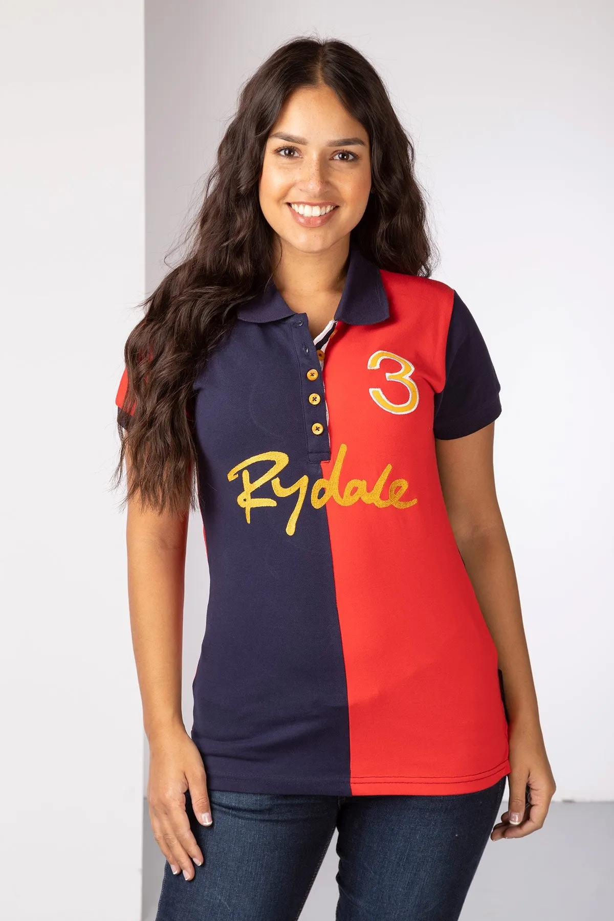 Ladies Two Tone Polo Shirt - Pippa