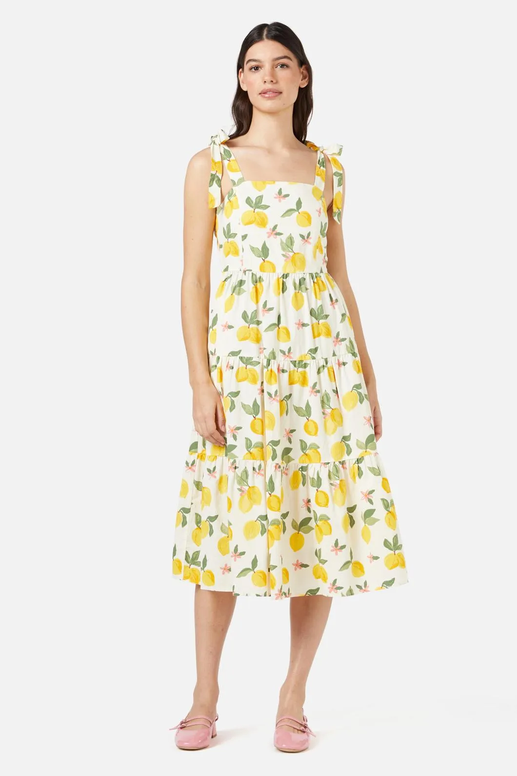 Lemon Midi Dress