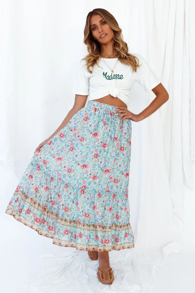 Me And The Sea Midi Skirt