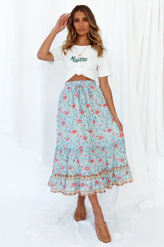 Me And The Sea Midi Skirt