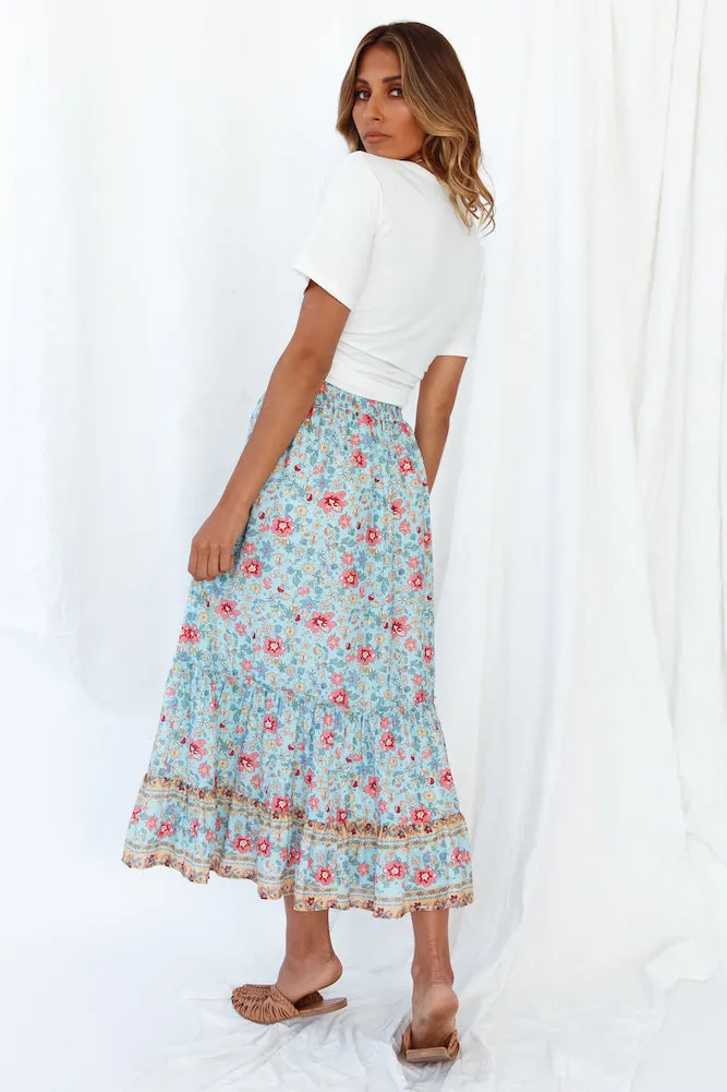 Me And The Sea Midi Skirt