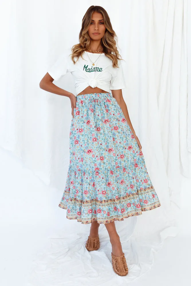 Me And The Sea Midi Skirt