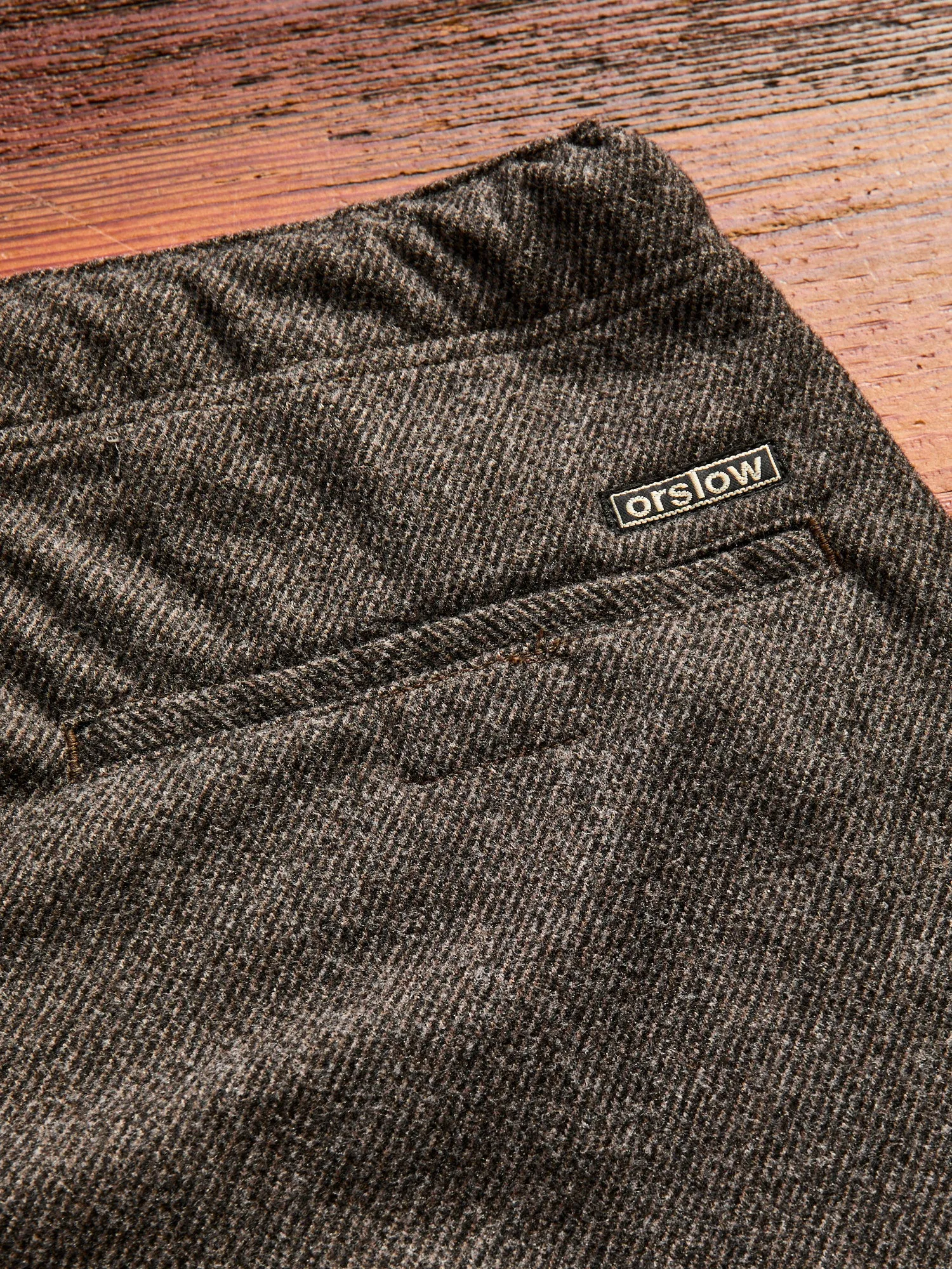 New Yorker Pants in Brown Tweed