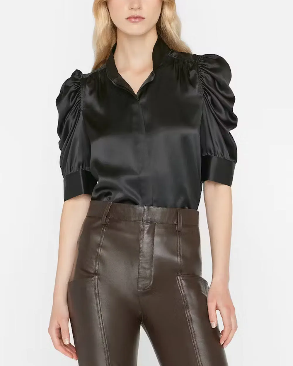 Noir Silk Gillian Blouse