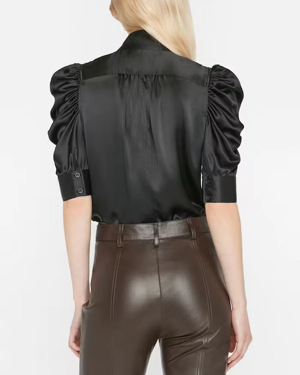 Noir Silk Gillian Blouse