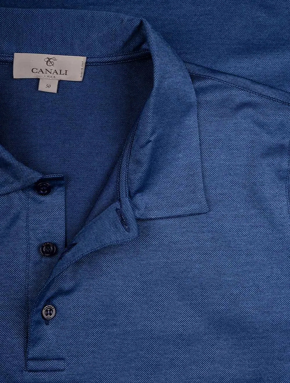 Pique Polo Shirt Evening Blue