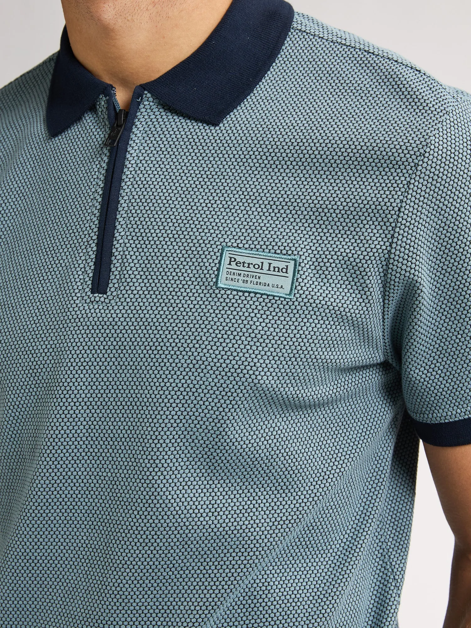 Polo with Zipper Keyline