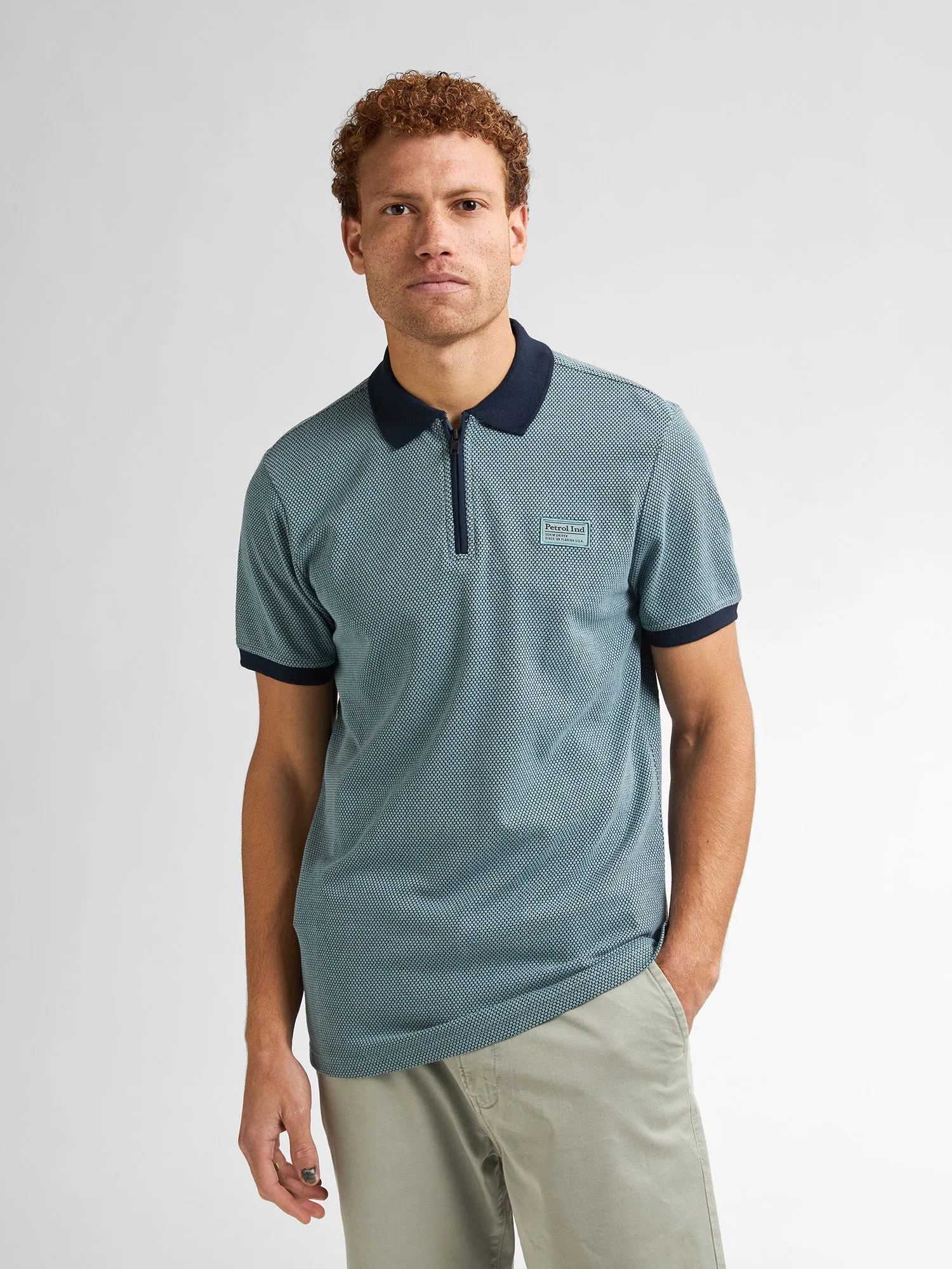 Polo with Zipper Keyline