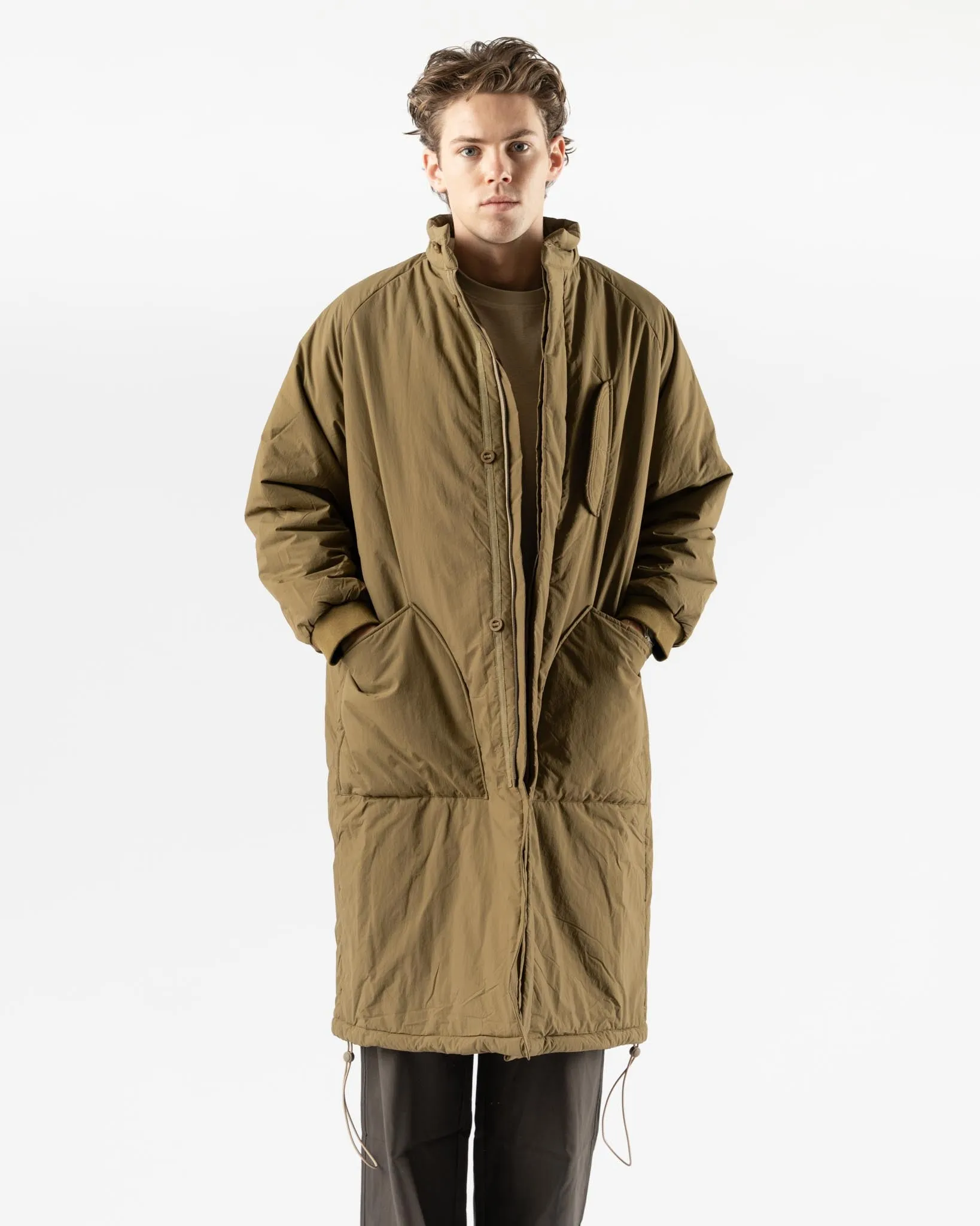 Satta Lightly Padded Parka in Olive