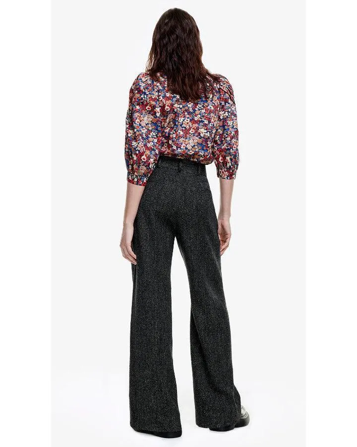 Smythe Tweed Pleated Trouser