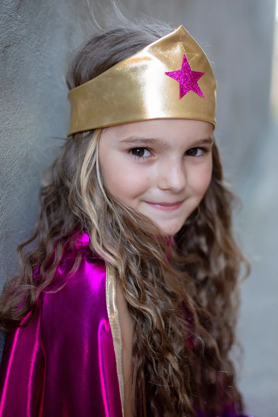 Superhero Star Dress, Cape & Headband