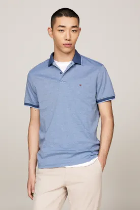 Two Tone Interlock Polo Shirt