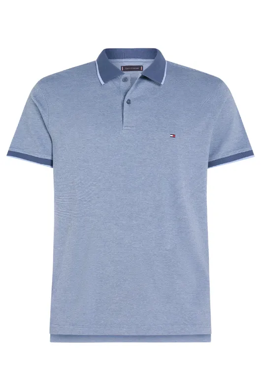 Two Tone Interlock Polo Shirt