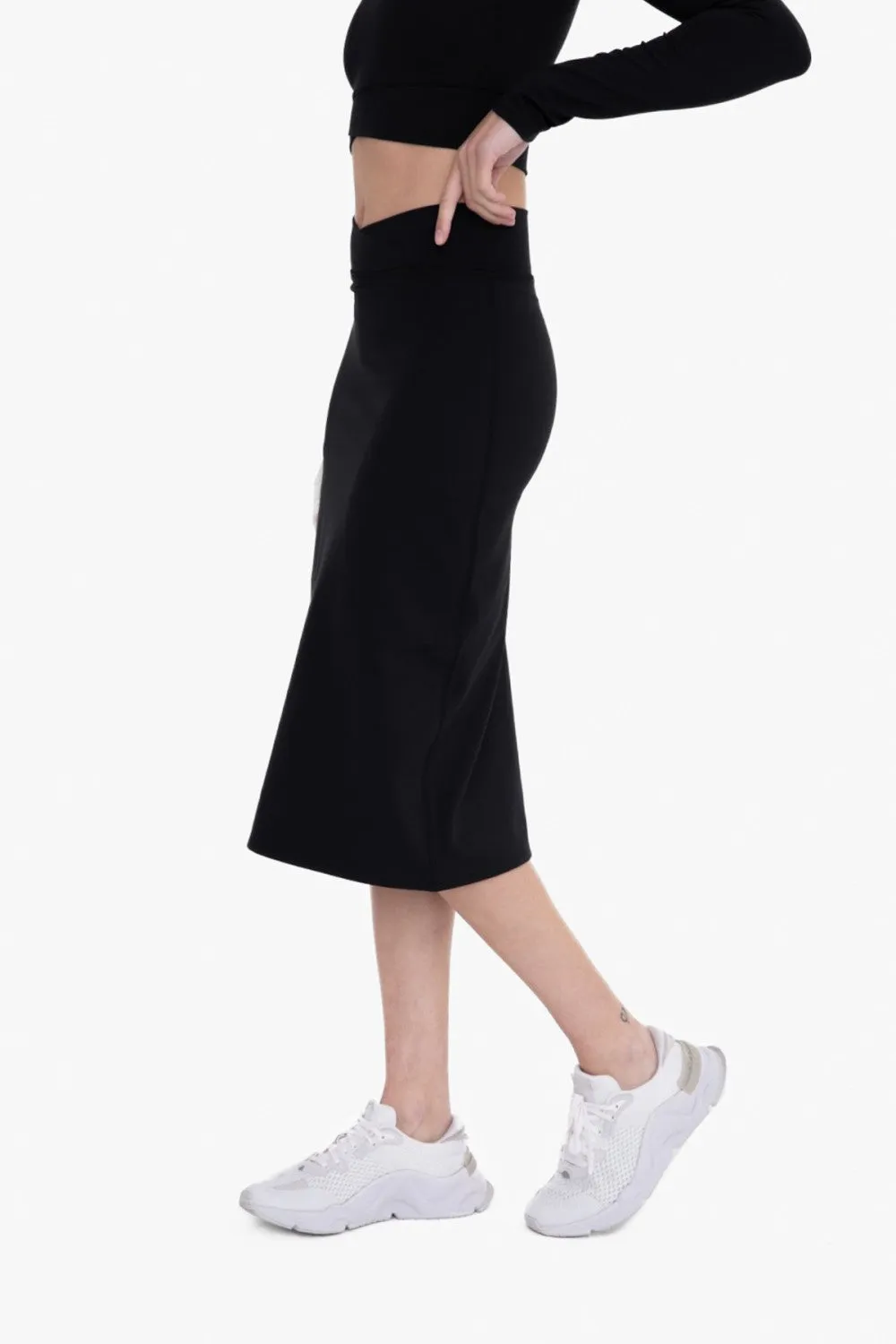 Venice Crossover Midi Skirt